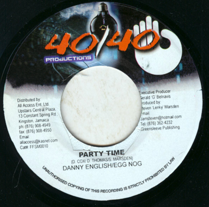 Danny English x Egg Nogg "Party Time" on 13thStreetPromotions.com #Jamaica #Dancehall #Music #13thStreetPromotions #DannyEnglish #EggNogg #PartyTime #2002 #DiwaliRiddim #Lenky #LenkyMarsden #Oldies #OldiesSunday #OldSchool #Caribbean
