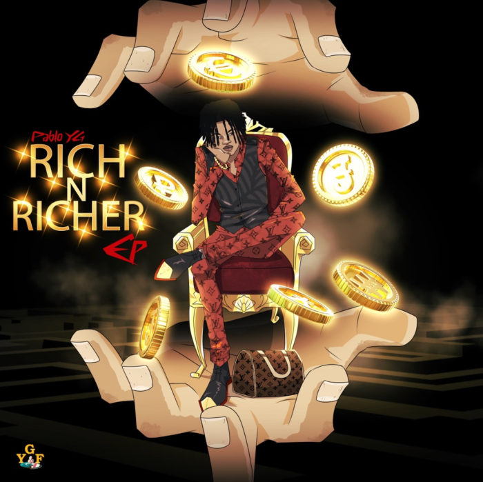 Pablo YG "Rich N Richer EP" on 13thStreetPromotions.com #Jamaica #Dancehall #Music #13thStreetPromotions #PabloYG #RichNRicher #RichNRicherEP #EP #YGFRecords #23Recordz #HerahMusic #Caribbean